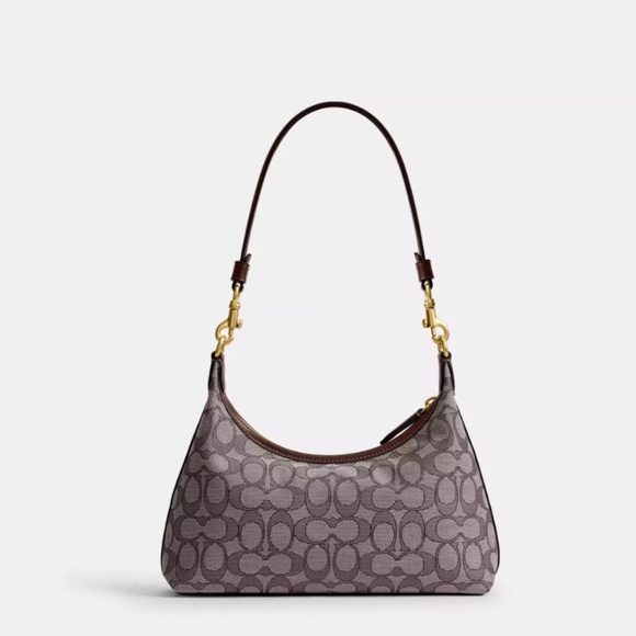 Authentic Coach Juliet Shoulder Bag 25 In Signature Jacquard - Picture 4 of 5